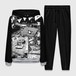 Женский костюм с толстовкой 3D Initial d