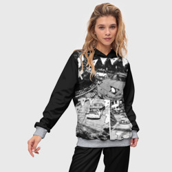 Женский костюм с толстовкой 3D Initial d - фото 2