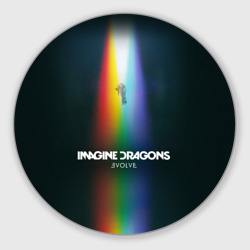 Круглый коврик для мышки Imagine Dragons: Evolve