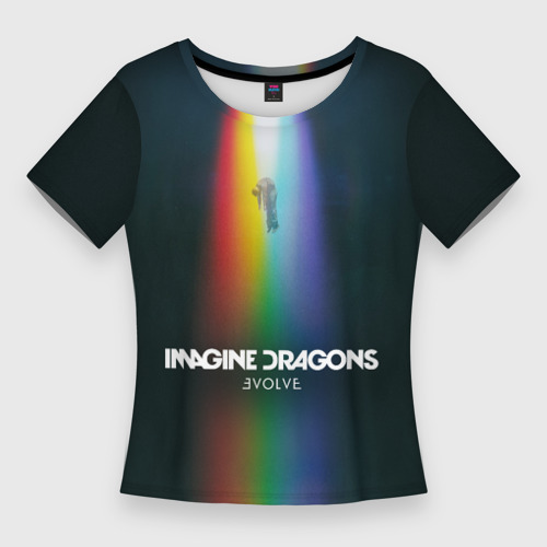 Женская футболка 3D Slim Imagine Dragons: Evolve, цвет 3D печать