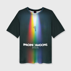 Женская футболка oversize 3D Imagine Dragons: Evolve