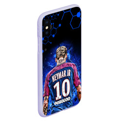 Чехол для iPhone XS Max матовый Неймар Neymar JR неон - фото 2