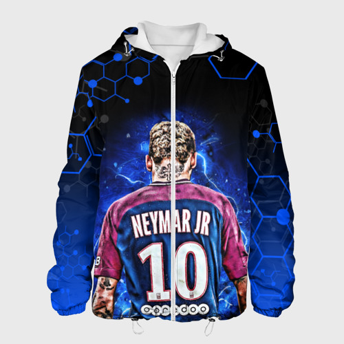 Мужская куртка 3D Неймар Neymar JR неон, цвет 3D печать
