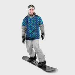 Накидка на куртку 3D Чешуя рыбы