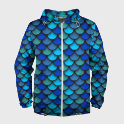 Мужская ветровка 3D Чешуя рыбы