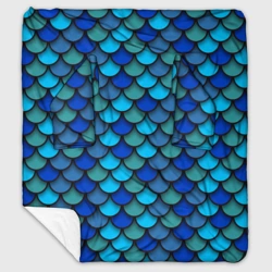 Плед с рукавами Чешуя рыбы