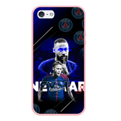 Чехол для iPhone 5/5S матовый Неймар Neymar ПСЖ