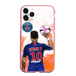 Чехол для iPhone 11 Pro Max матовый Неймар Neymar ПСЖ