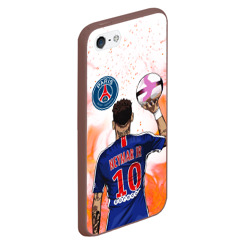 Чехол для iPhone 5/5S матовый Неймар Neymar ПСЖ - фото 2