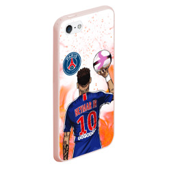 Чехол для iPhone 5/5S матовый Неймар Neymar ПСЖ - фото 2