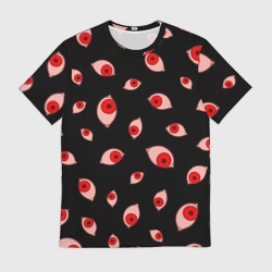 Мужская футболка 3D Взгляд тьмы