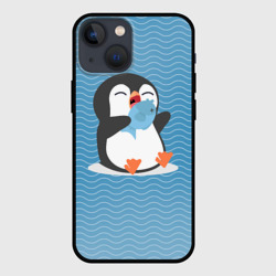 Чехол для iPhone 13 mini Пингвин