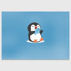 Поздравительная открытка Пингвин