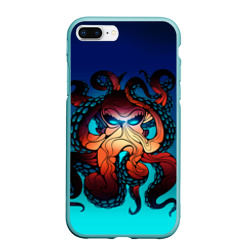 Чехол для iPhone 7Plus/8 Plus матовый Кракен Octopus