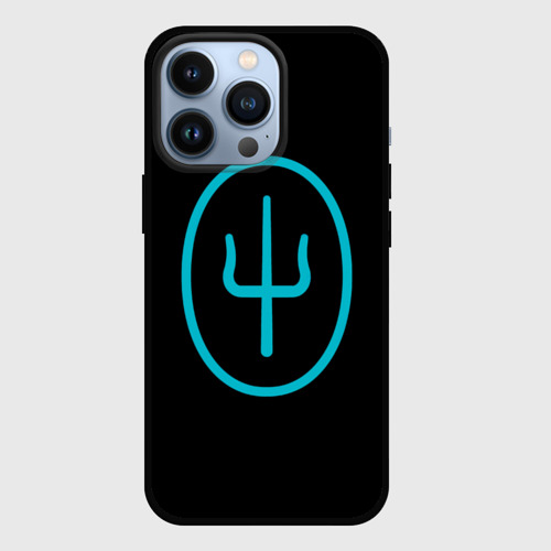 Чехол для iPhone 13 Pro Scaled And Icy [Logo], цвет черный