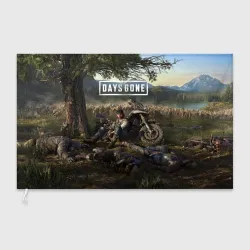 Флаг 3D Days gone Дикон и толпа фриков
