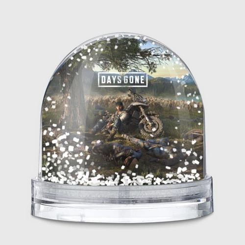 Игрушка Снежный шар Days gone Дикон и толпа фриков