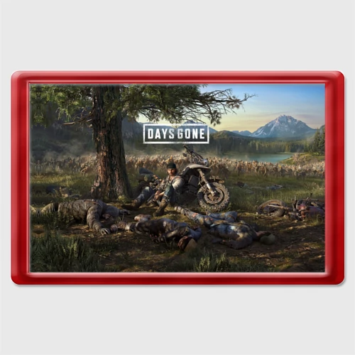 Магнит 45*70 Days gone Дикон и толпа фриков