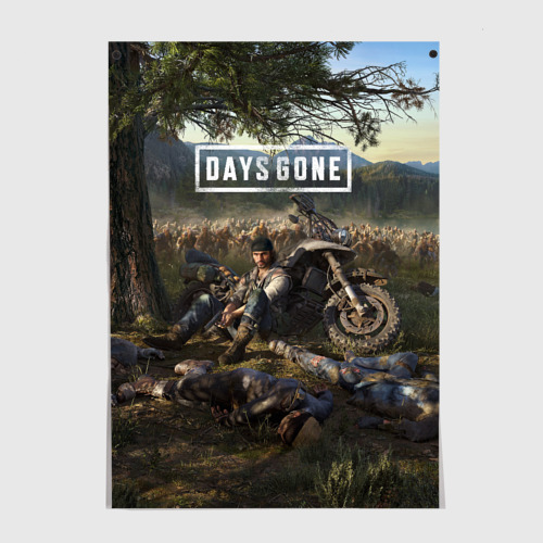 Постер Days gone Дикон и толпа фриков