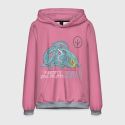 Мужская толстовка 3D 21 pilots scaled and icy dragon