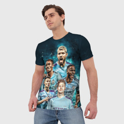 Мужская футболка 3D Манчестер Сити Серхио Агуэро - фото 2