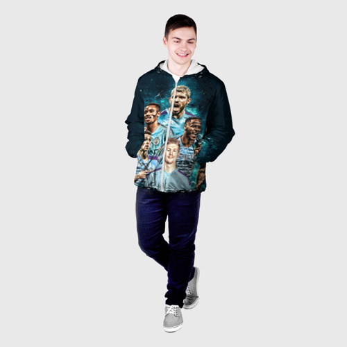 Мужская куртка 3D Манчестер Сити Серхио Агуэро, цвет 3D печать - фото 3