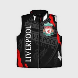 Детский жилет утепленный 3D Liverpool Ливерпуль спорт