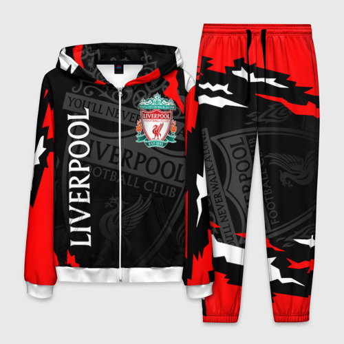 Мужской костюм с принтом Liverpool Ливерпуль спорт, вид спереди №1