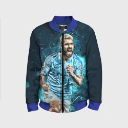 Детский бомбер 3D Серхио Агуэро
