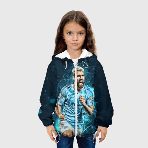 Детская куртка 3D Серхио Агуэро, цвет белый - фото 4