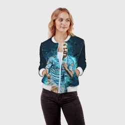 Женский бомбер 3D Серхио Агуэро - фото 2