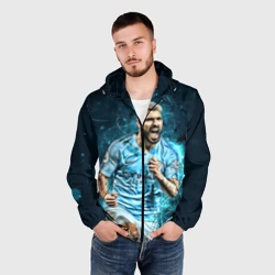 Мужская ветровка 3D Серхио Агуэро - фото 2