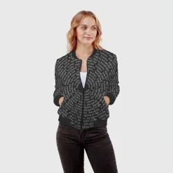 Женский бомбер 3D Я понял рекурсию - фото 2