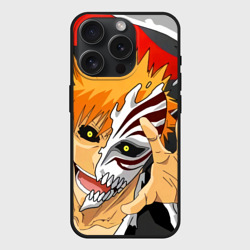 Чехол силиконовый для Apple iPhone 15 Pro матовый Bleach, Ичиго Куросаки