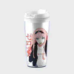 Термокружка-непроливайка Zero Two, Darling in the Franx