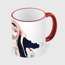 Кружка с полной запечаткой Zero Two, Darling in the Franx