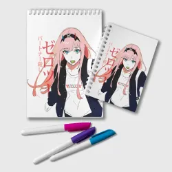 Блокнот Zero Two, Darling in the Franx