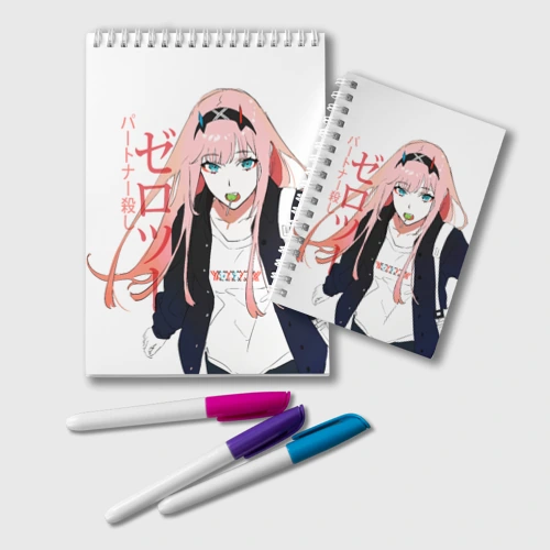 Блокнот Zero Two, Darling in the Franx