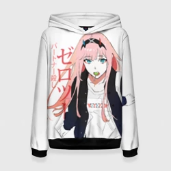 Женская толстовка 3D Zero Two, Darling in the Franx
