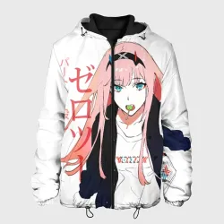 Мужская куртка 3D Zero Two, Darling in the Franx