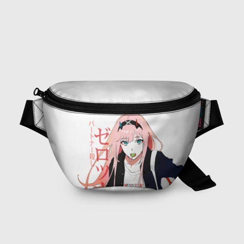 Поясная сумка 3D Zero Two, Darling in the Franx