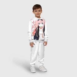 Детский костюм с толстовкой 3D Zero Two, Darling in the Franx - фото 2