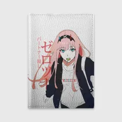 Обложка для автодокументов Zero Two, Darling in the Franx