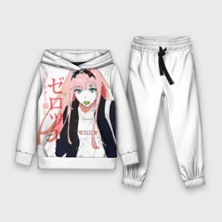 Детский костюм с толстовкой 3D Zero Two, Darling in the Franx