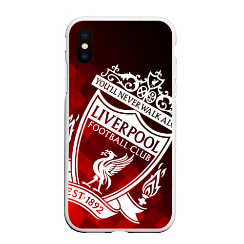 Чехол для iPhone XS Max матовый Liverpool Ливерпуль