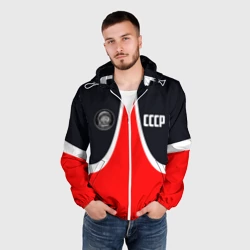 Мужская ветровка 3D СССР Гагарин - фото 2