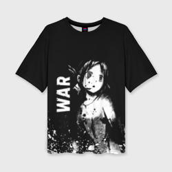 Женская футболка oversize 3D War