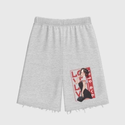 Женские шорты oversize футер хлопок Love Кагуя