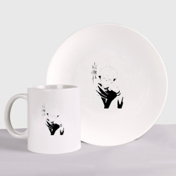 Набор: тарелка + кружка Jujutsu Kaisen - Sukuna