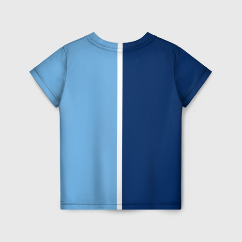 Детская футболка 3D с принтом МАНЧЕСТЕР СИТИ | MANCHESTER, вид сзади #1